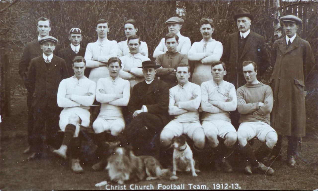 Print - Christ Church Football Team, 1912-13.
